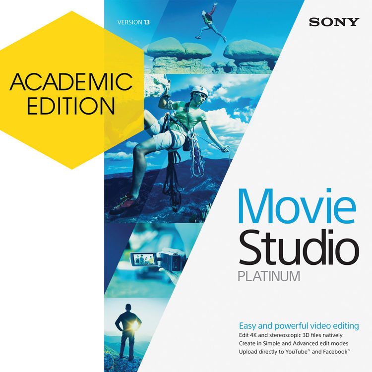 Magix Vegas Movie Studio Platinum 13 Aspmsesd B H Photo