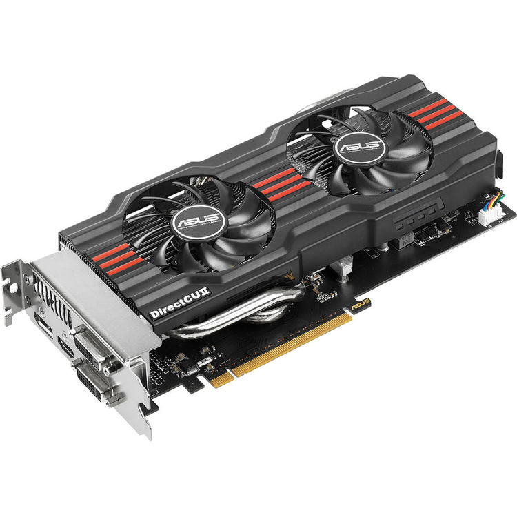 Asus Geforce Gtx 660 Overclocked Graphics Card Gtx660 Dc2o 2gd5