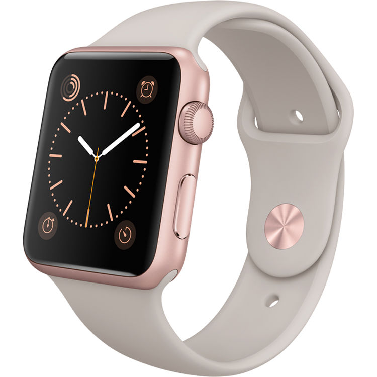 rose gold aluminum case apple watch