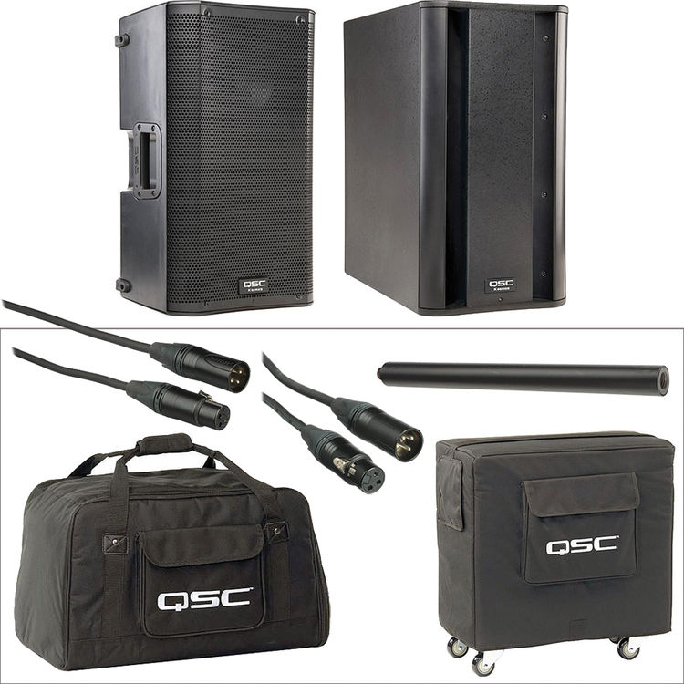 qsc 1000 watt powered speaker