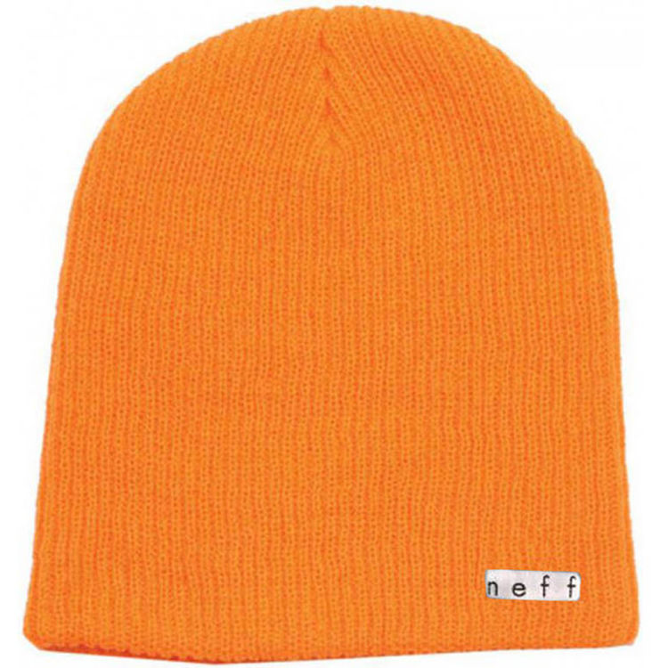 neff orange beanie