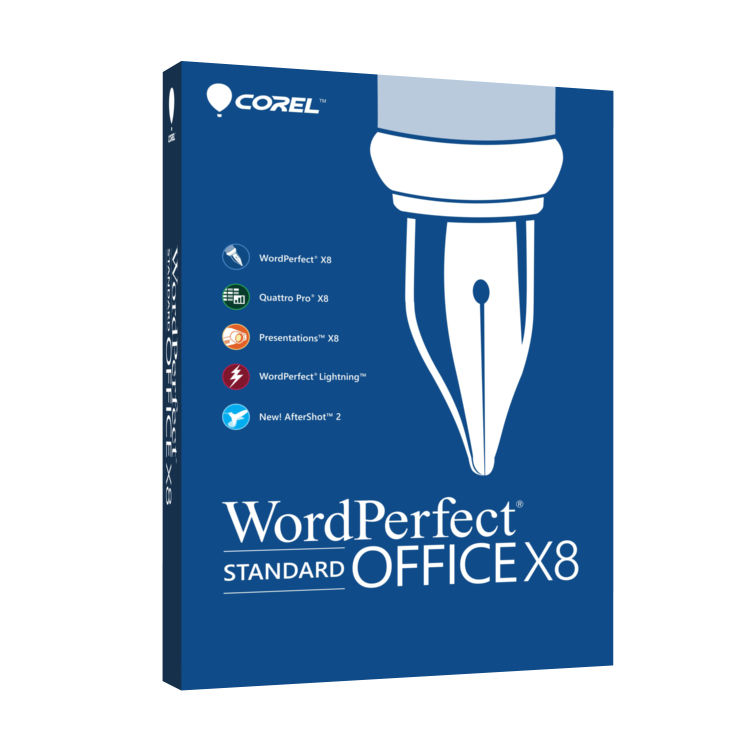 Corel Wordperfect Office X8 Standard Edition Upgrade Boxed - 