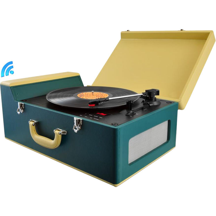 pyle vintage record player bluetooth