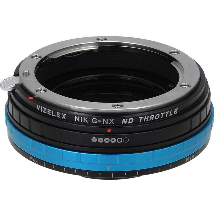 Vizelex CINE ND Throttle Lens Adapter Compatible with Nikon F-mount G-type Lenses to Micro Four Thirds Mount Cameras