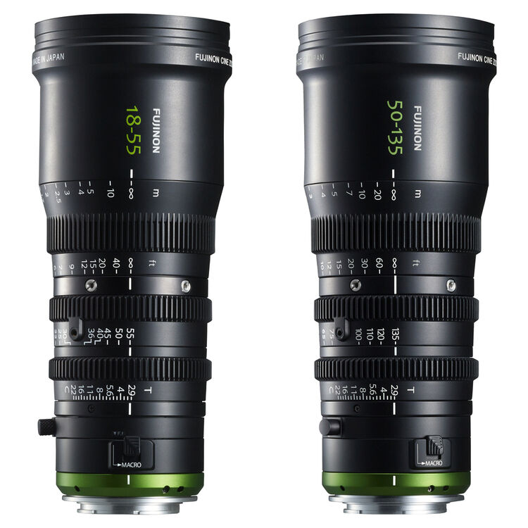 Fujinon Mk18 55 Mk50 135 T2 9 Cine Style Lens Kit E Mount Fujinon Mk18 55 Mk50 135 T2 9 Cine Style Lens Kit E Mount