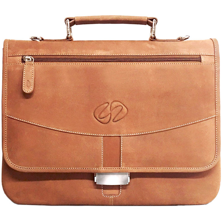 premium leather briefcase