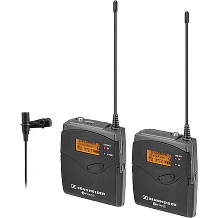 2 lavalier microphones