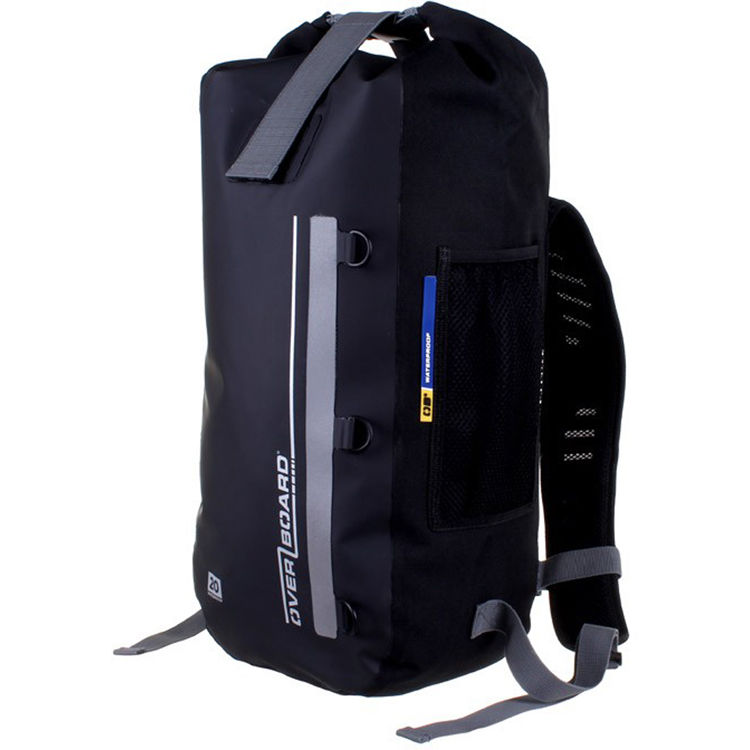 black waterproof backpack