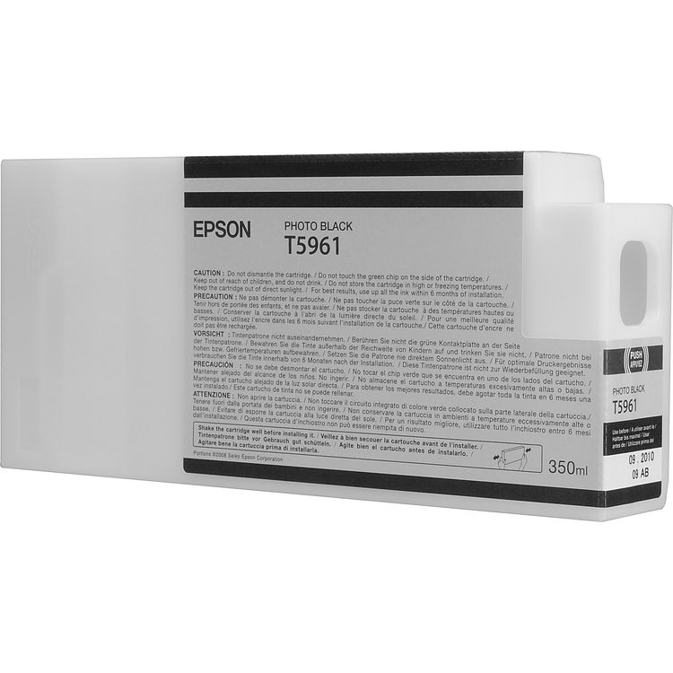 Epson T596100 Photo Black Ultrachrome Hdr Ink Cartridge T596100