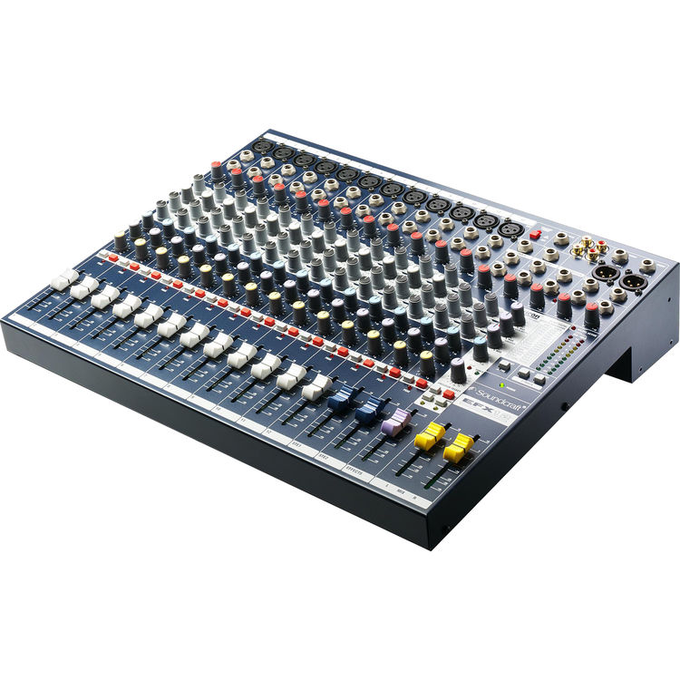 EFX Series 12+2-Channel Mixer with Lexicon FX and Rackmount Kit