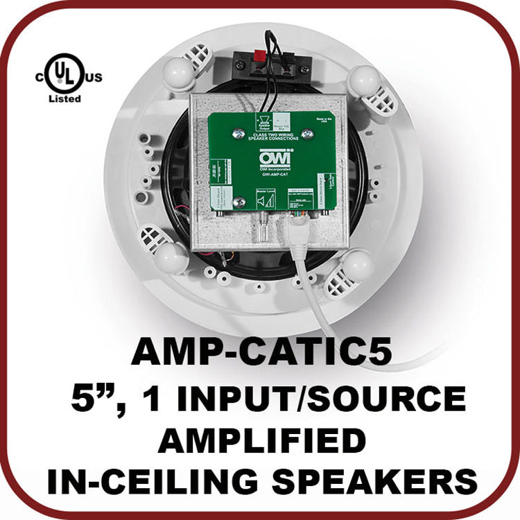Owi Inc One Input Source 5 25 Amplified Amp Catic5