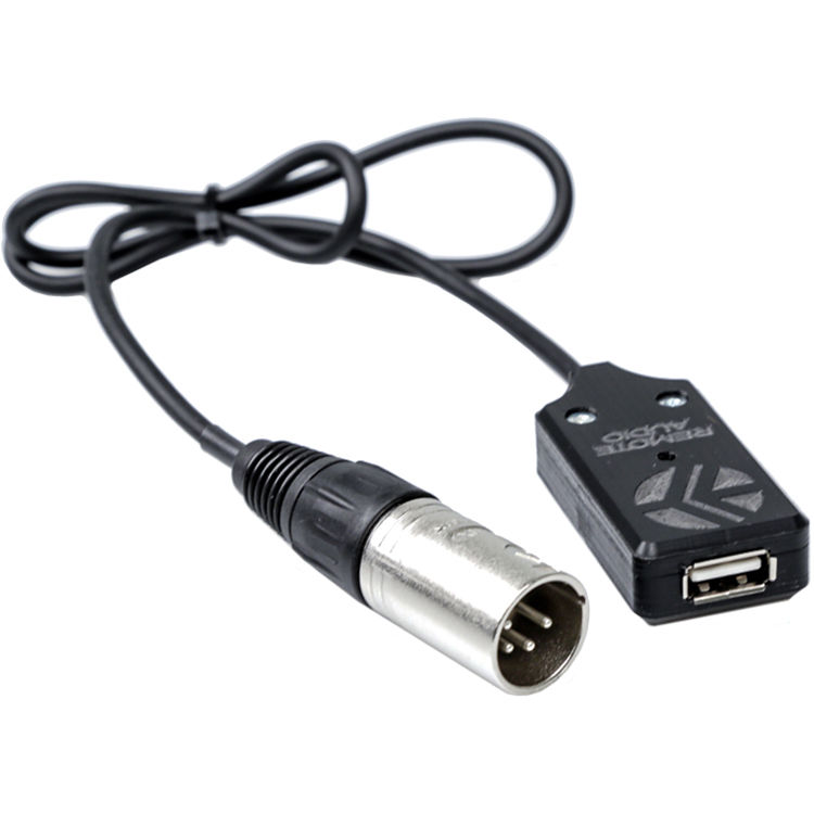 Remote Audio Cax4musb Xlr4m To Usb Power Converter Cable