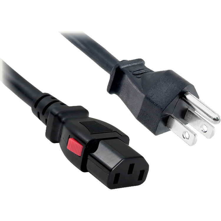 Quail Electronics Ac Power Cord With Auto Locking 2500 072al B H