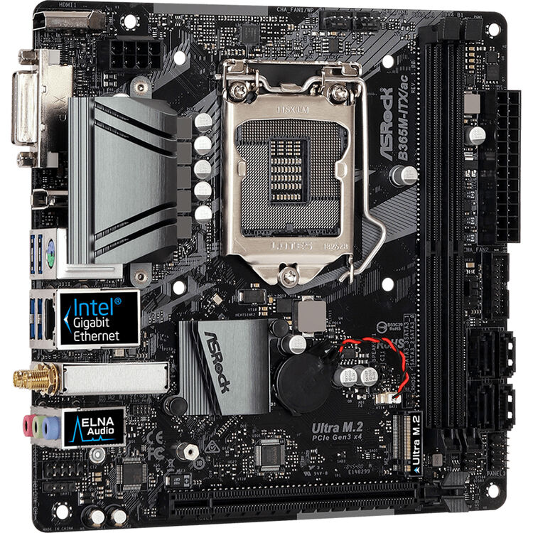 PB Asrock 1151-9G B365M-ITX//AC