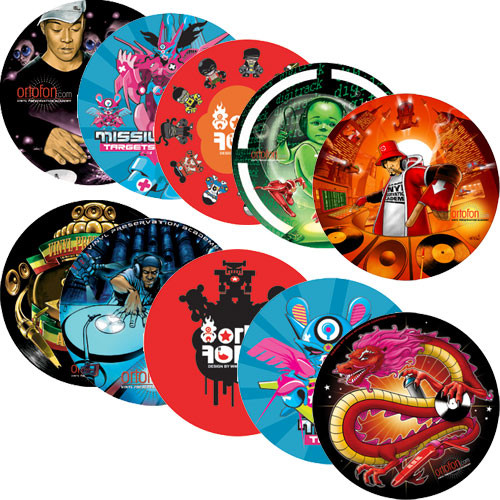 Ortofon Slipmats Pair Of Ortofon Slipmats For Dj Slipmats B H