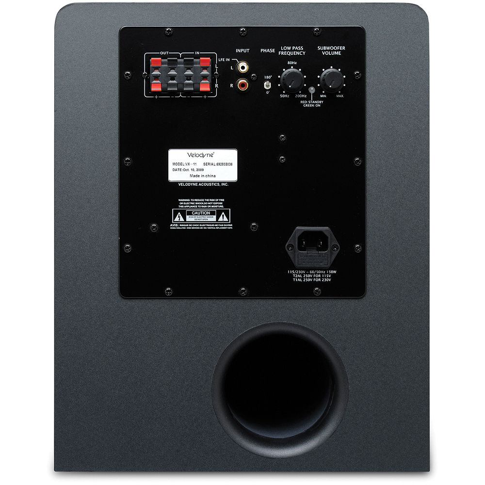 velodyne vx series subwoofer