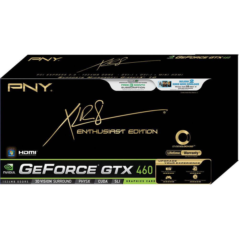 Pny Technologies Nvidia Geforce Gtx 460 Vcggtx4601xpb Oc B H