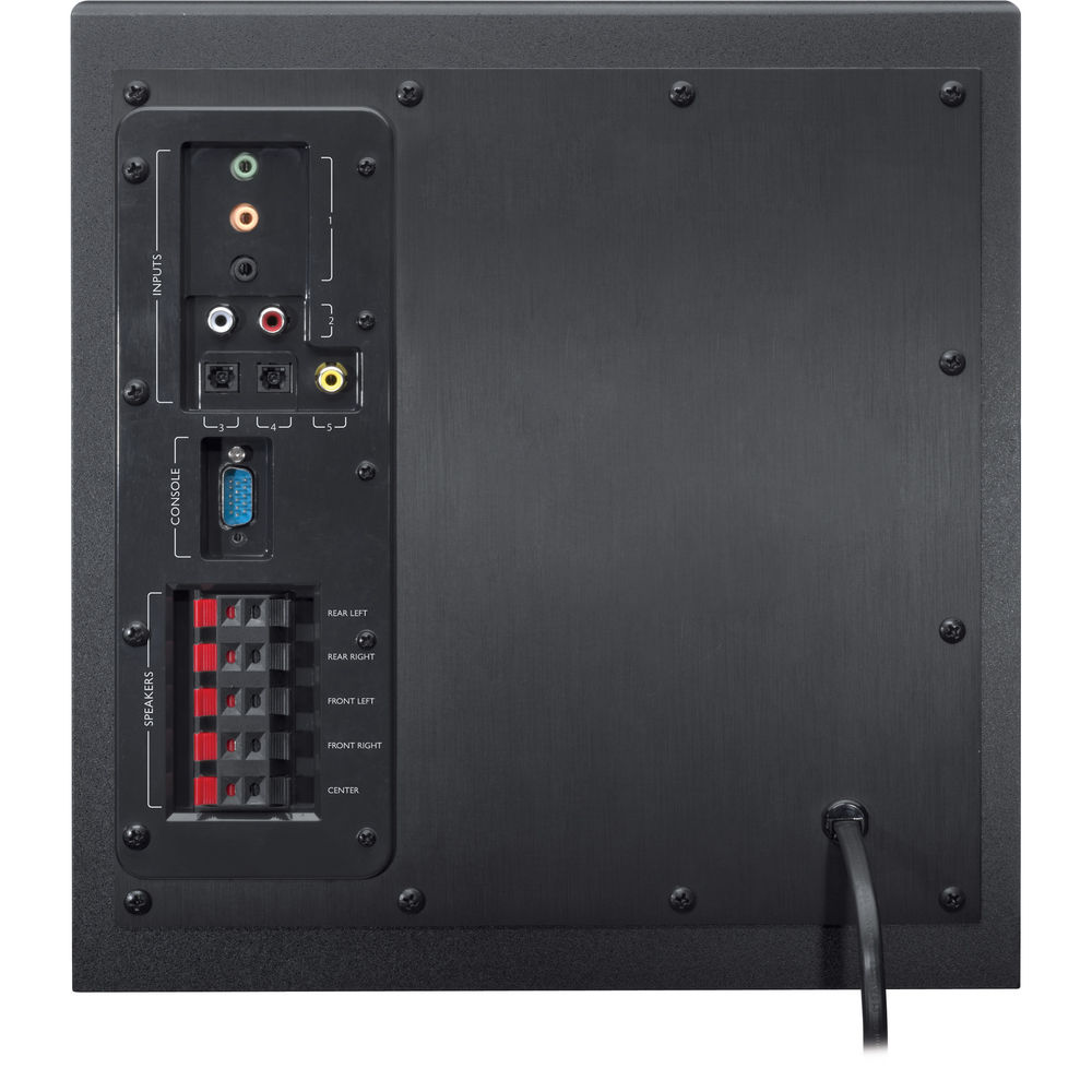 logitech z906 stereo speakers 3d 5.1 dolby surround sound