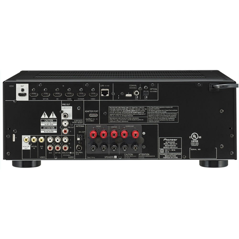 pioneer vsx 822