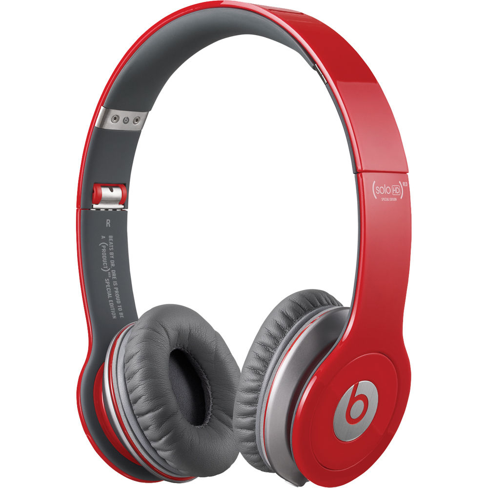 Beats By Dr Dre Solo Hd On Ear Headphones Red Mh692am A B H