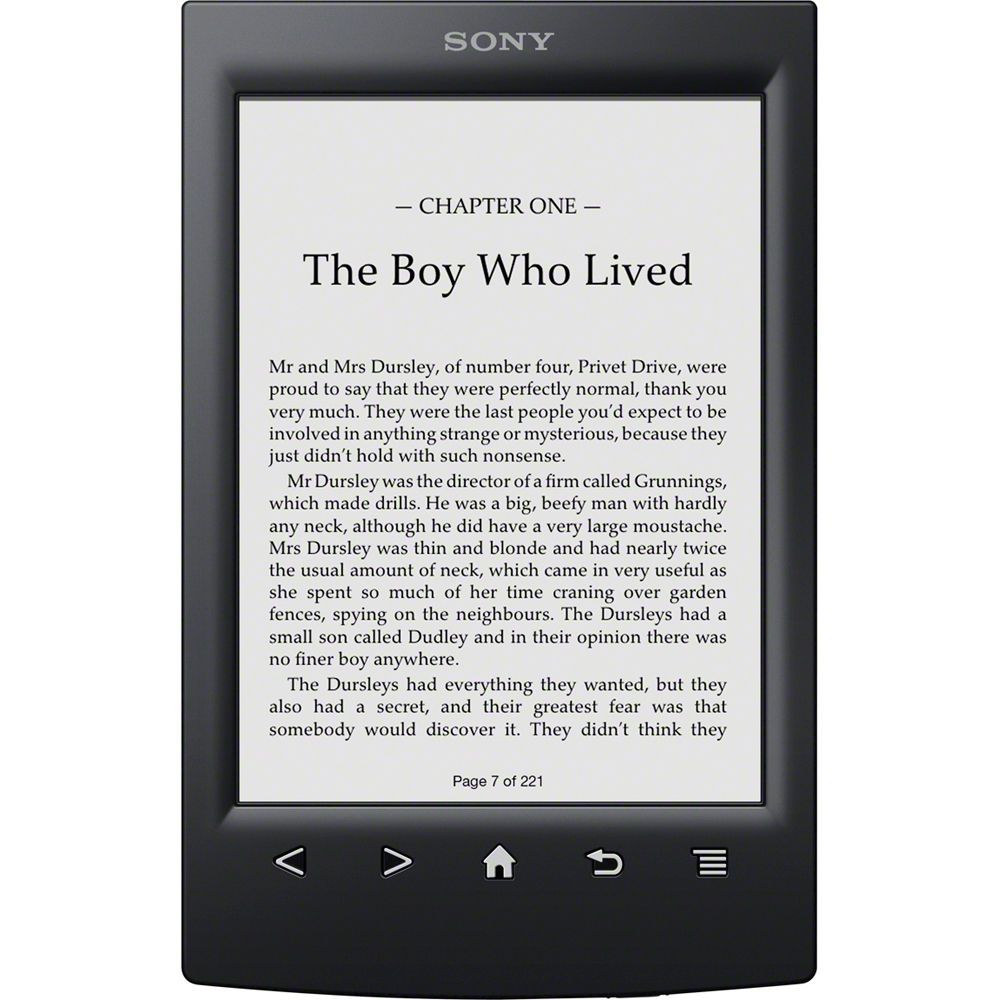 book reader digital software sony prs-t2