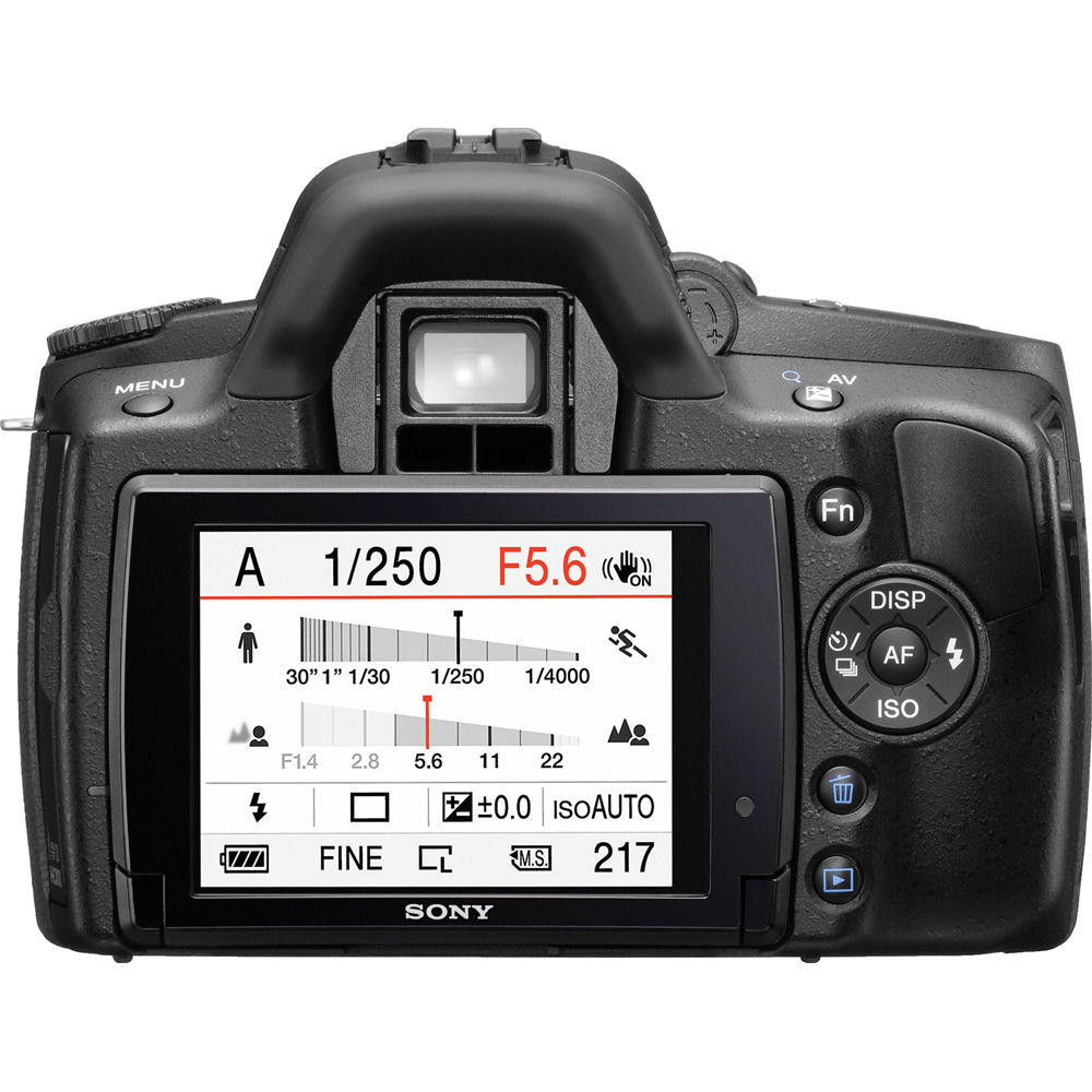 Sony Alpha A390 Digital Slr With 18 55mm Lens Dslra390l B H Sony Alpha A390 Digital Slr With 18 55mm Lens Dslra390l B H