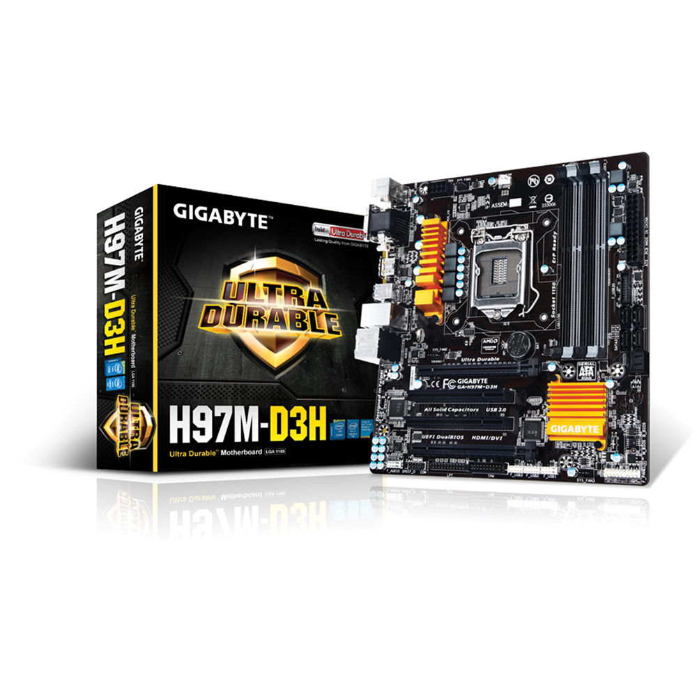 Gigabyte Ga H97m D3h Micro Atx Motherboard Ga H97m D3h B H Photo