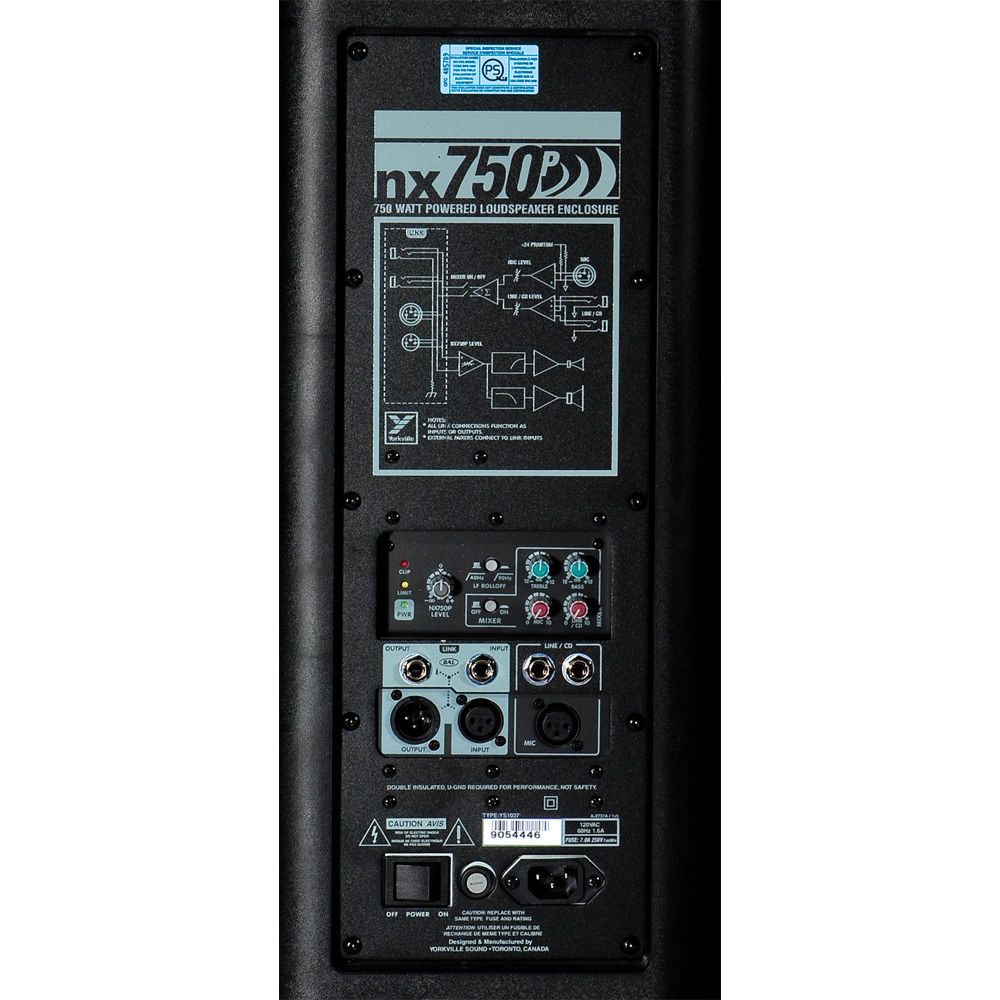 yorkville nx750p replacement parts