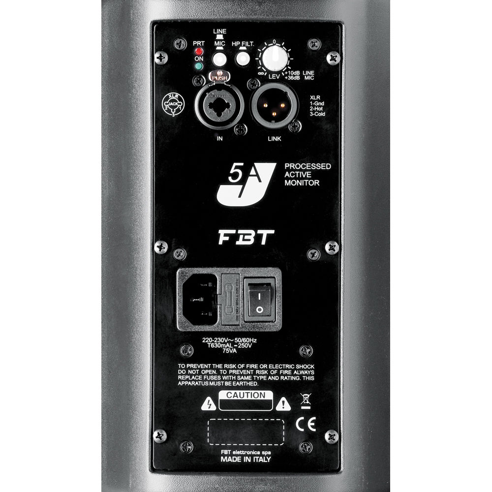Fbt J 5a Processed Active Monitor 80w 40w Rms White J5aw B H