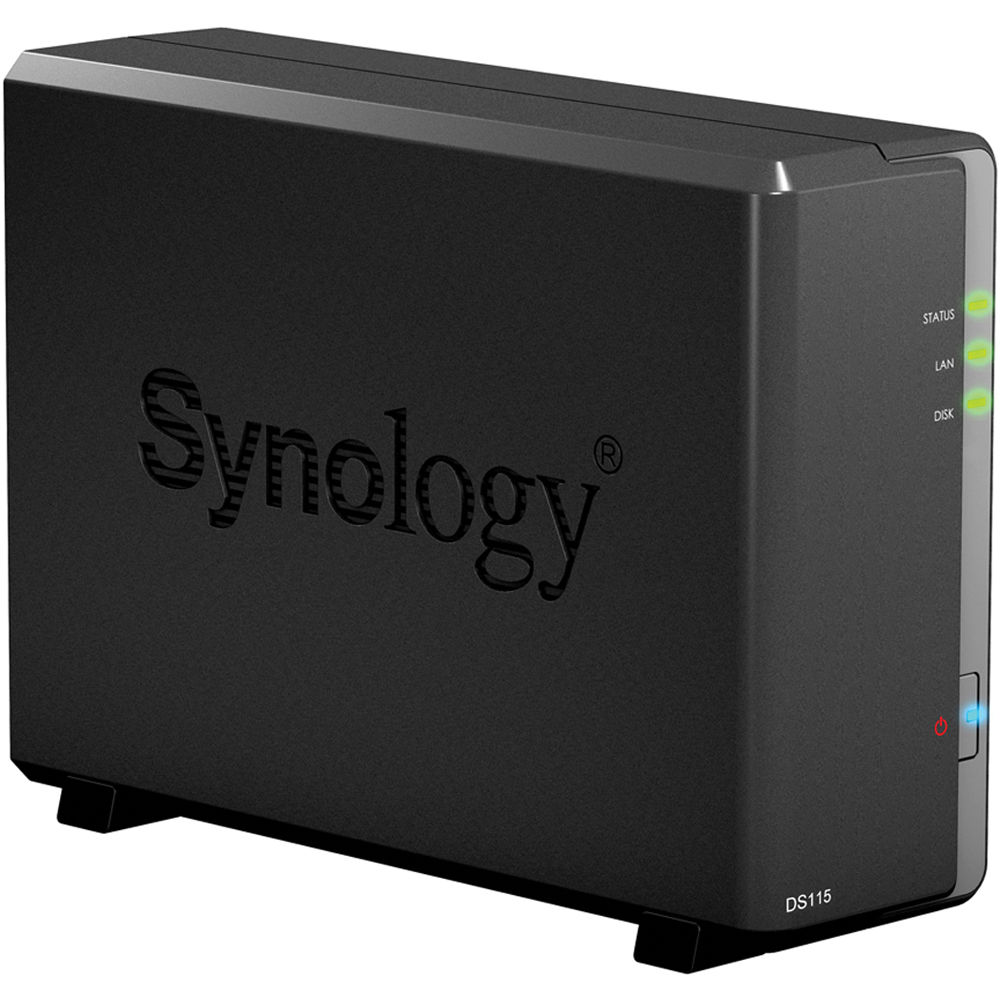 Synology Ds115j 1 Bay Desktop Nas Enclosure