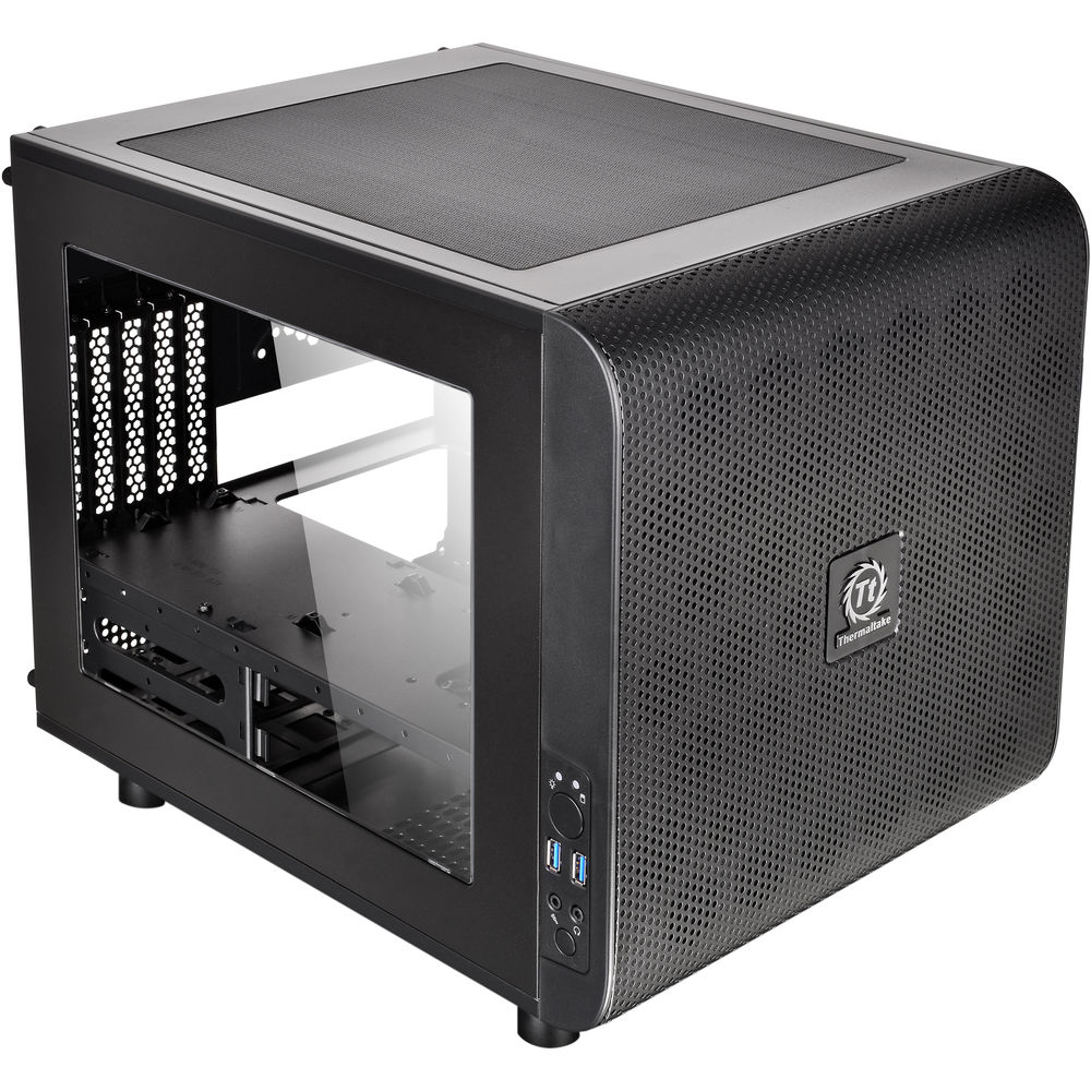 Thermaltake Core V21 Micro Chassis Black Ca 1d5 00s1wn 00 B H