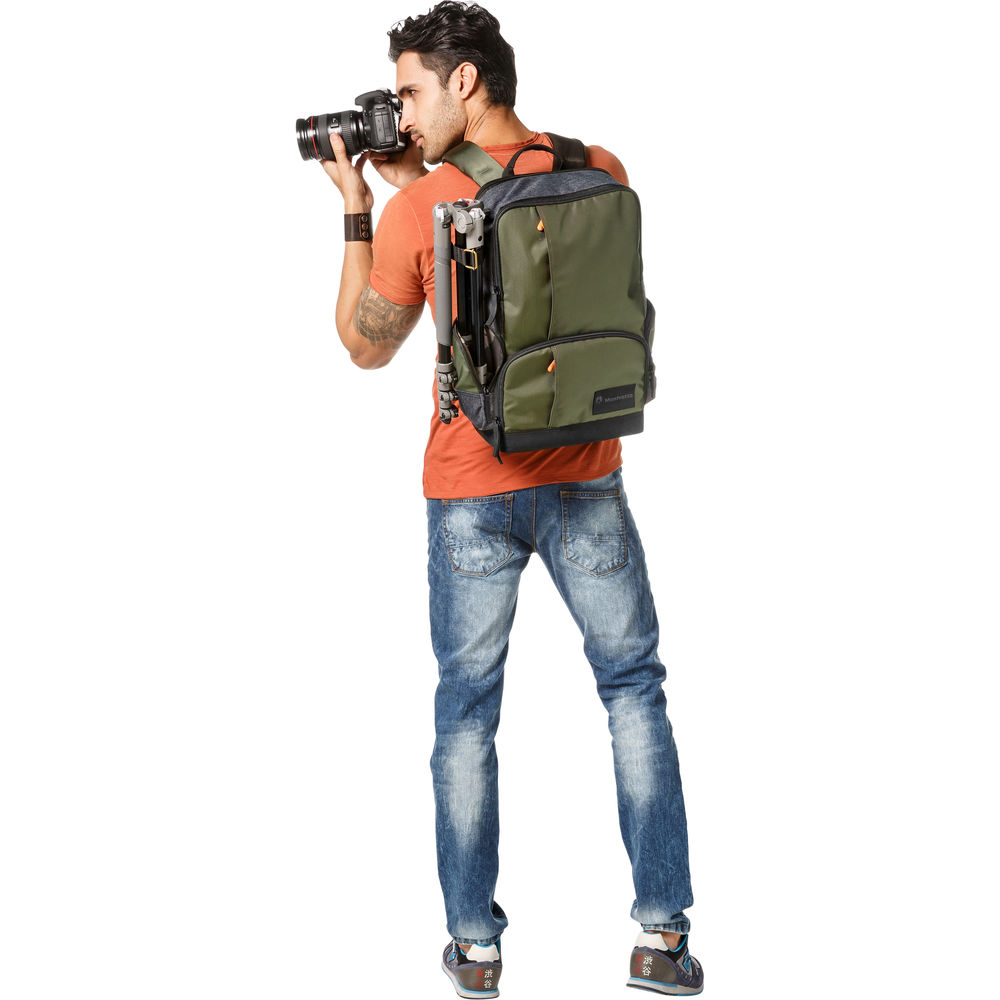 manfrotto street camera and laptop backpack