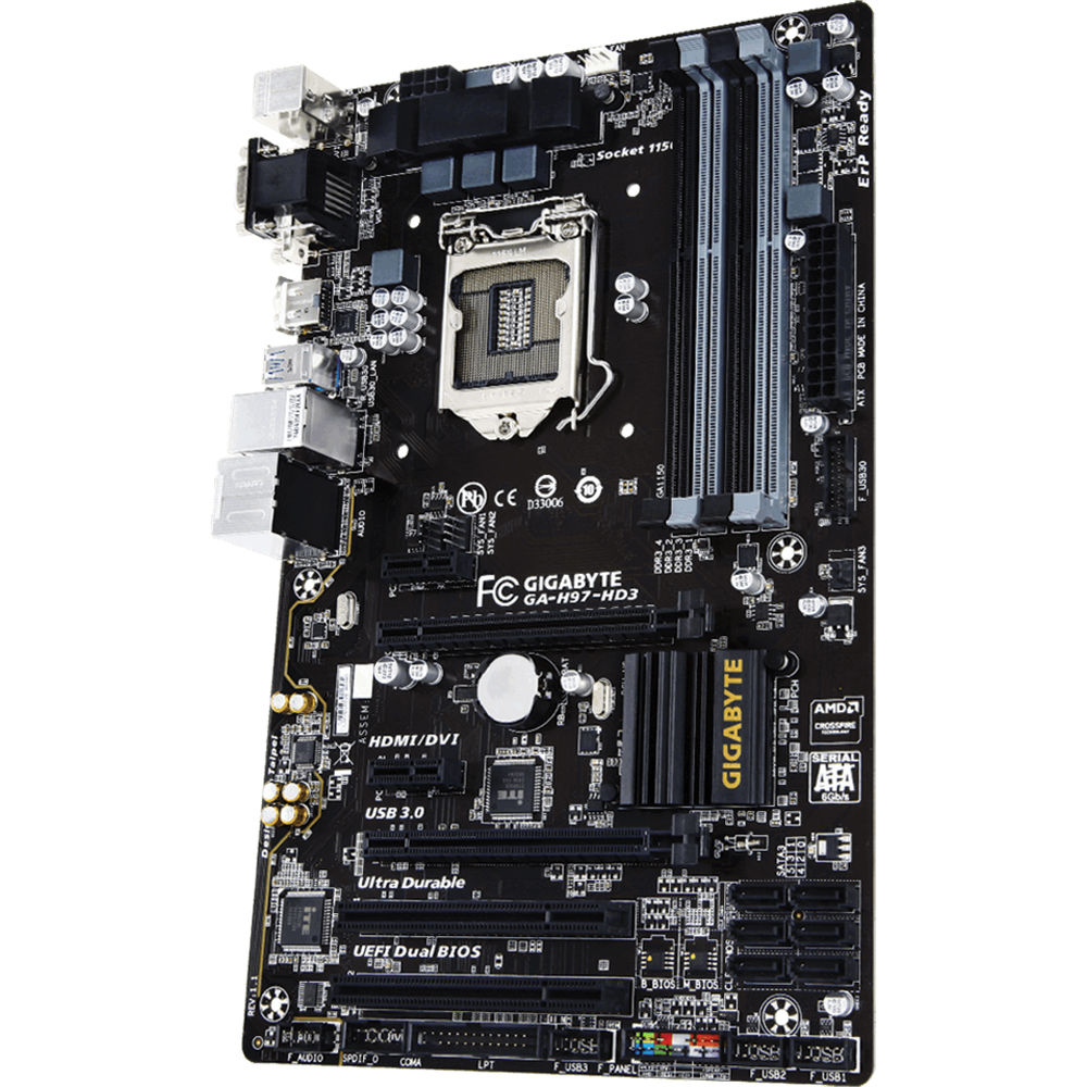 Gigabyte H97 Lga 1150 Micro Atx Motherboard Ga H97 Hd3 B H Photo