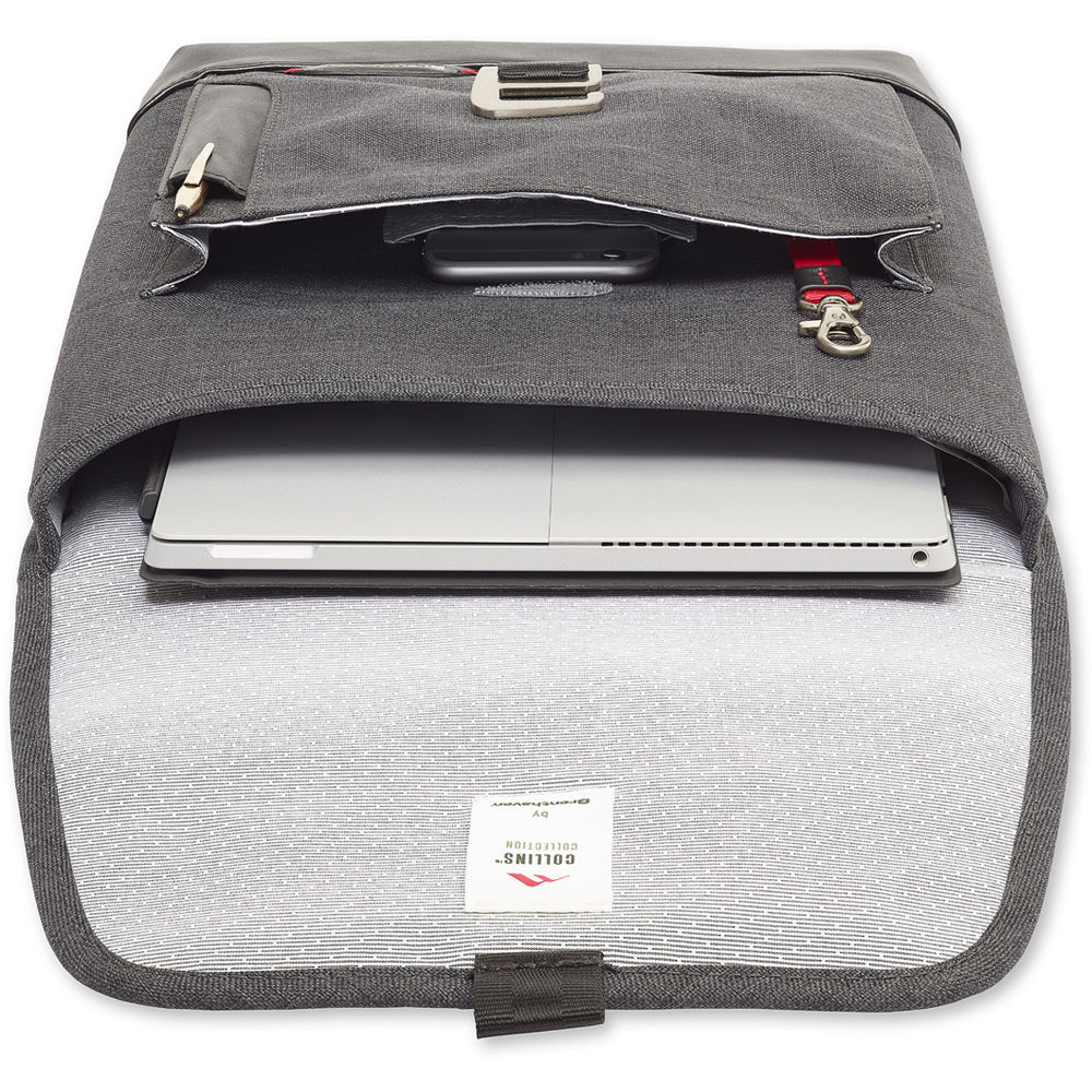 collins vertical messenger bag