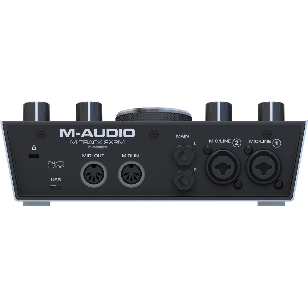 M Audio M Track 2x2m Usb Interface With Midi I O M Track 2x2m
