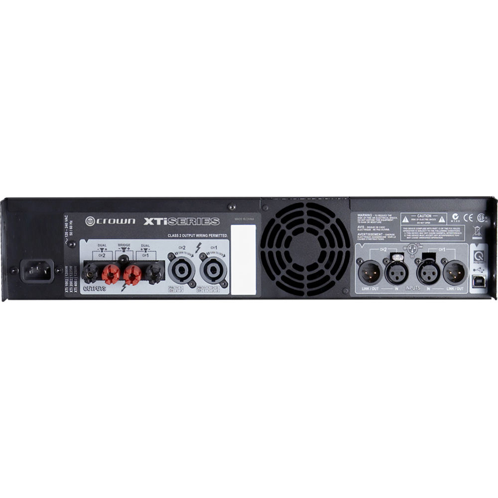 Stereo Bluetooth In-ear and 1 Year Everything Music Extended Warranty Crown Audio XTi 4002 Power Amplifier includes Free Wireless Earbuds