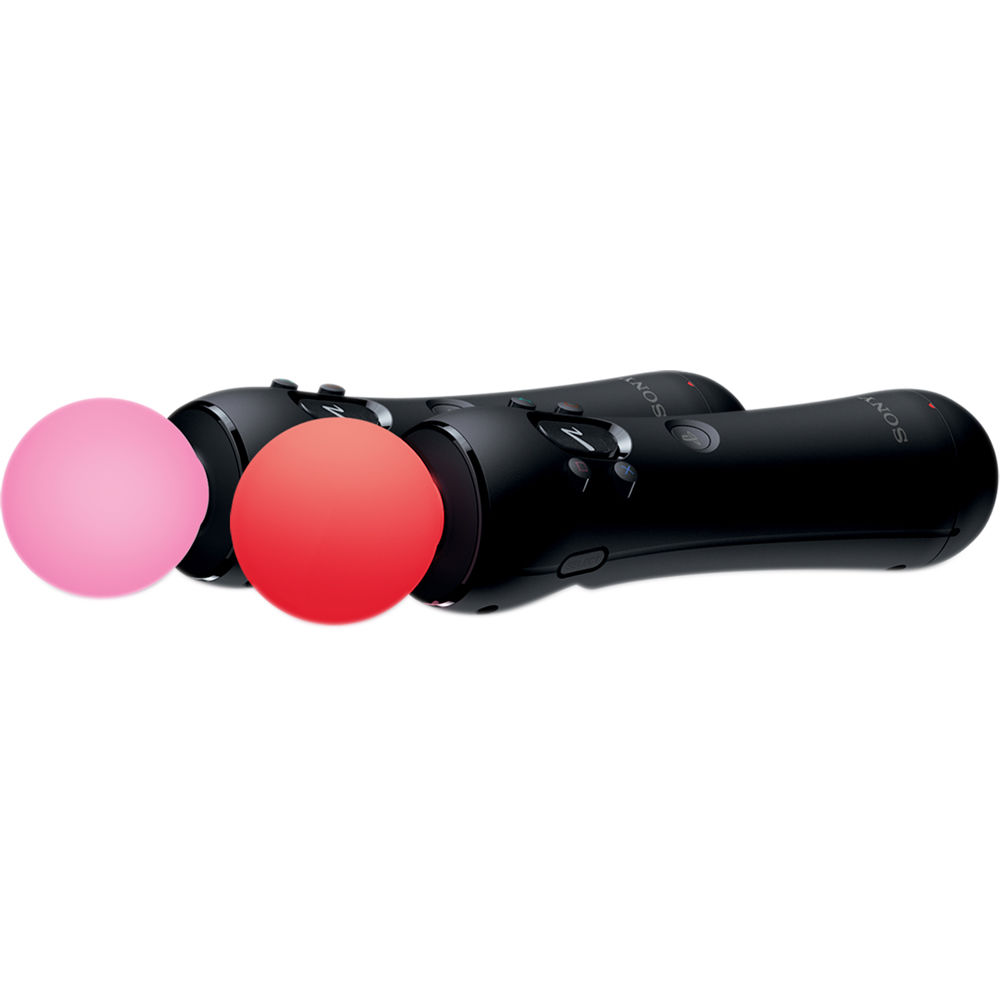 2 playstation move motion controllers