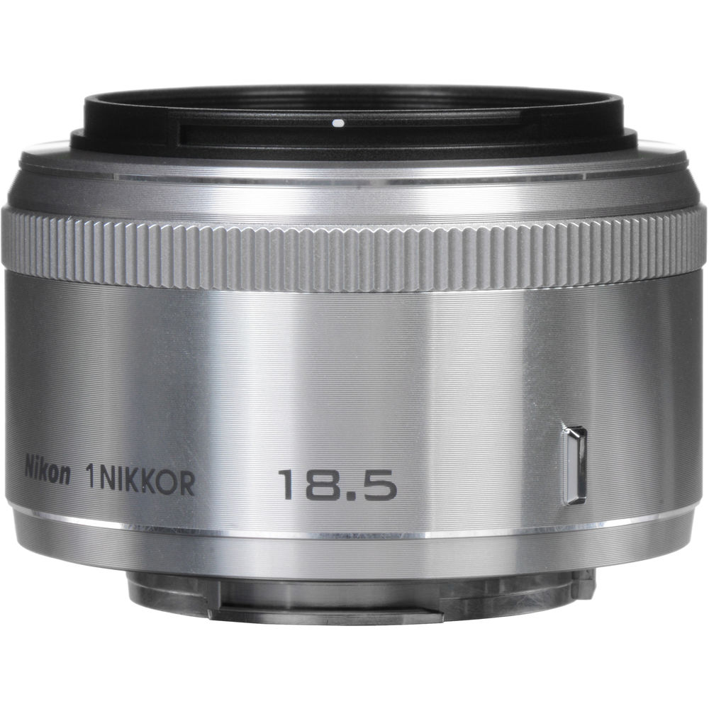 Nikon 1 Nikkor 18 5mm F 1 8 Lens Silver 3325 B H Photo Video