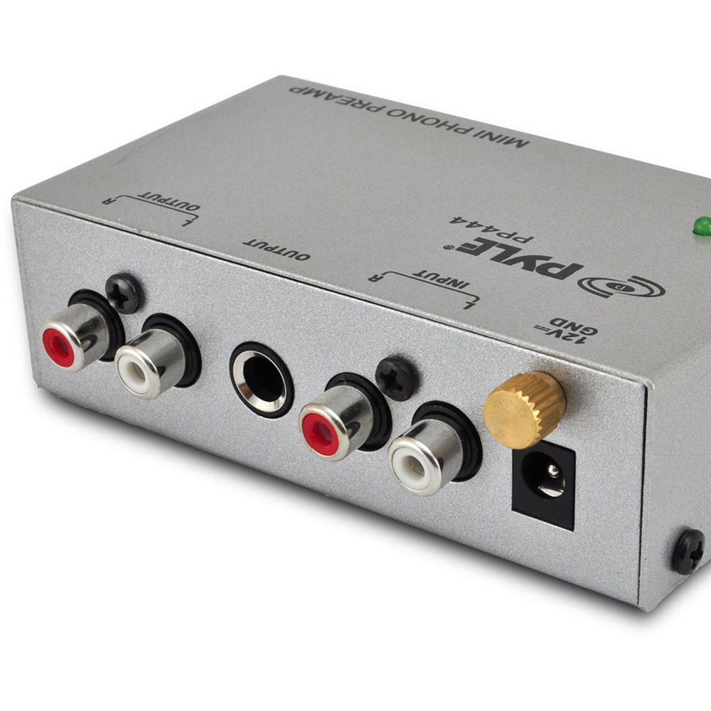 PYLE-PRO PP444 Ultra Compact Phono Turntable Preamp Free Shipping New