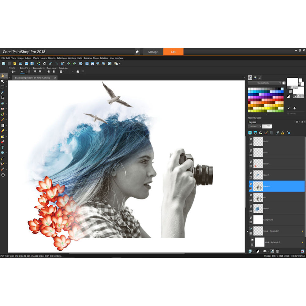 corel paintshop pro 2018 tutorials