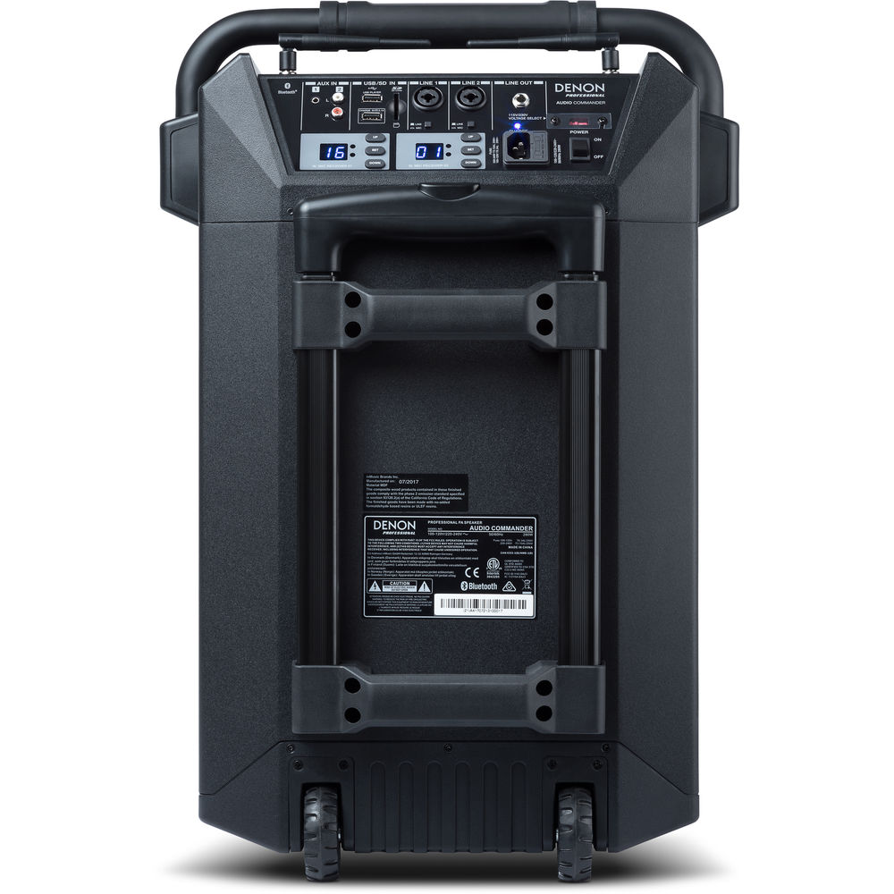 denon audio commander professional mobile pa system