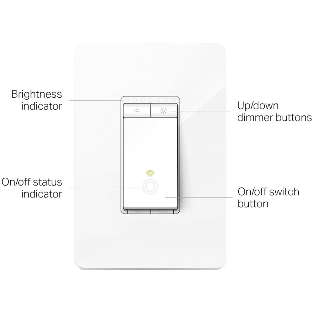 Tp Link Hs220 Smart Wi Fi Light Switch With Dimmer