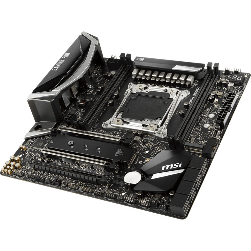 Msi X299m Gaming Pro Carbon Ac Lga 66 Micro Atx Motherboard