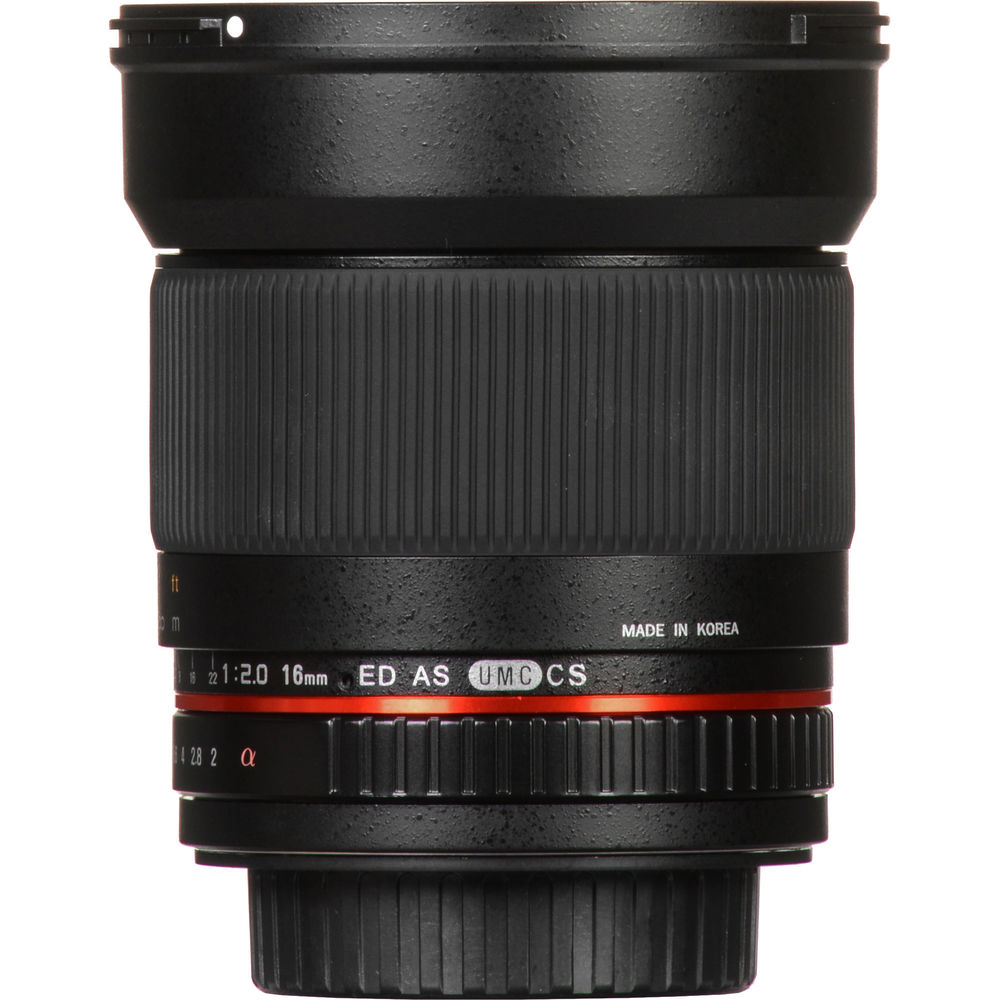 Rokinon 16mm F 2 0 Ed As Umc Cs Lens For Nikon F Mount 16maf N