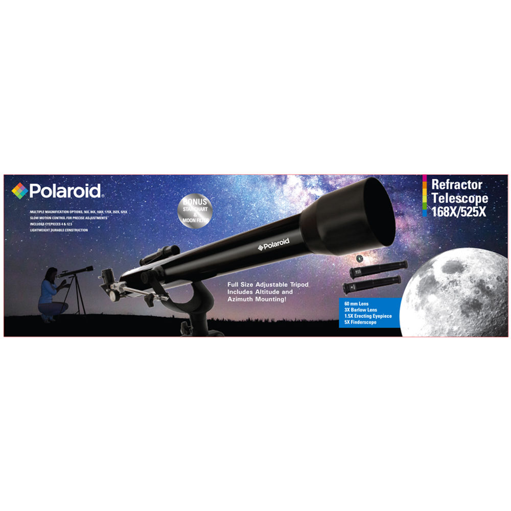 polaroid refractor telescope