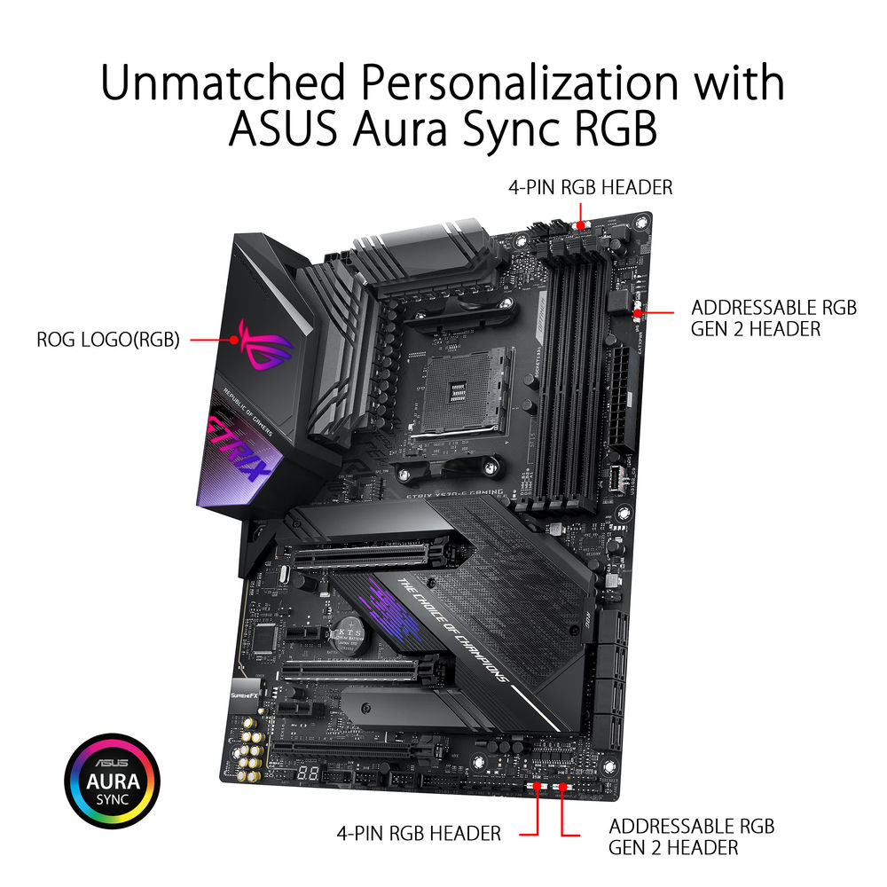 Asus Republic Of Gamers Strix X570 E Gaming Am4 Atx Motherboard