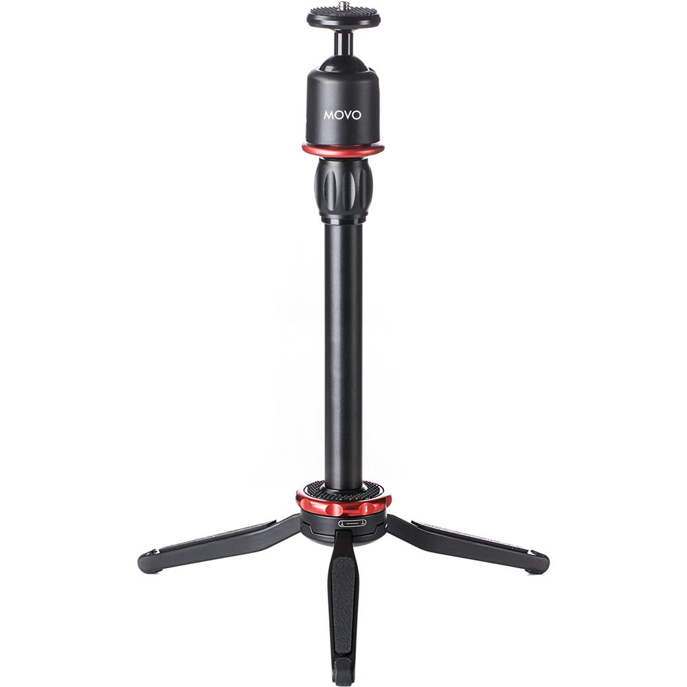 Movo Photo Mv T1 Aluminum Alloy Tabletop Tripod Mv T1 B H Photo