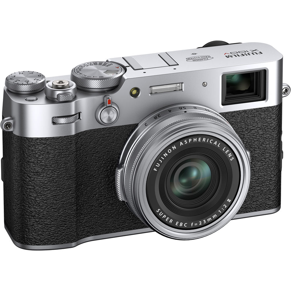 Fujifilm X100v Digital Camera Silver X100v Camera Body B H Photo