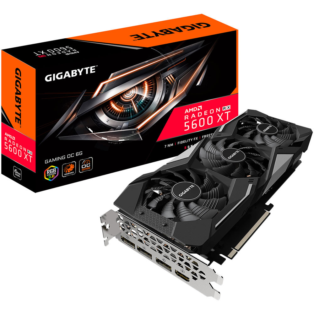 Gigabyte Radeon Rx 5600 Xt Gaming Oc Gv R56xtgaming Oc 6gd B H