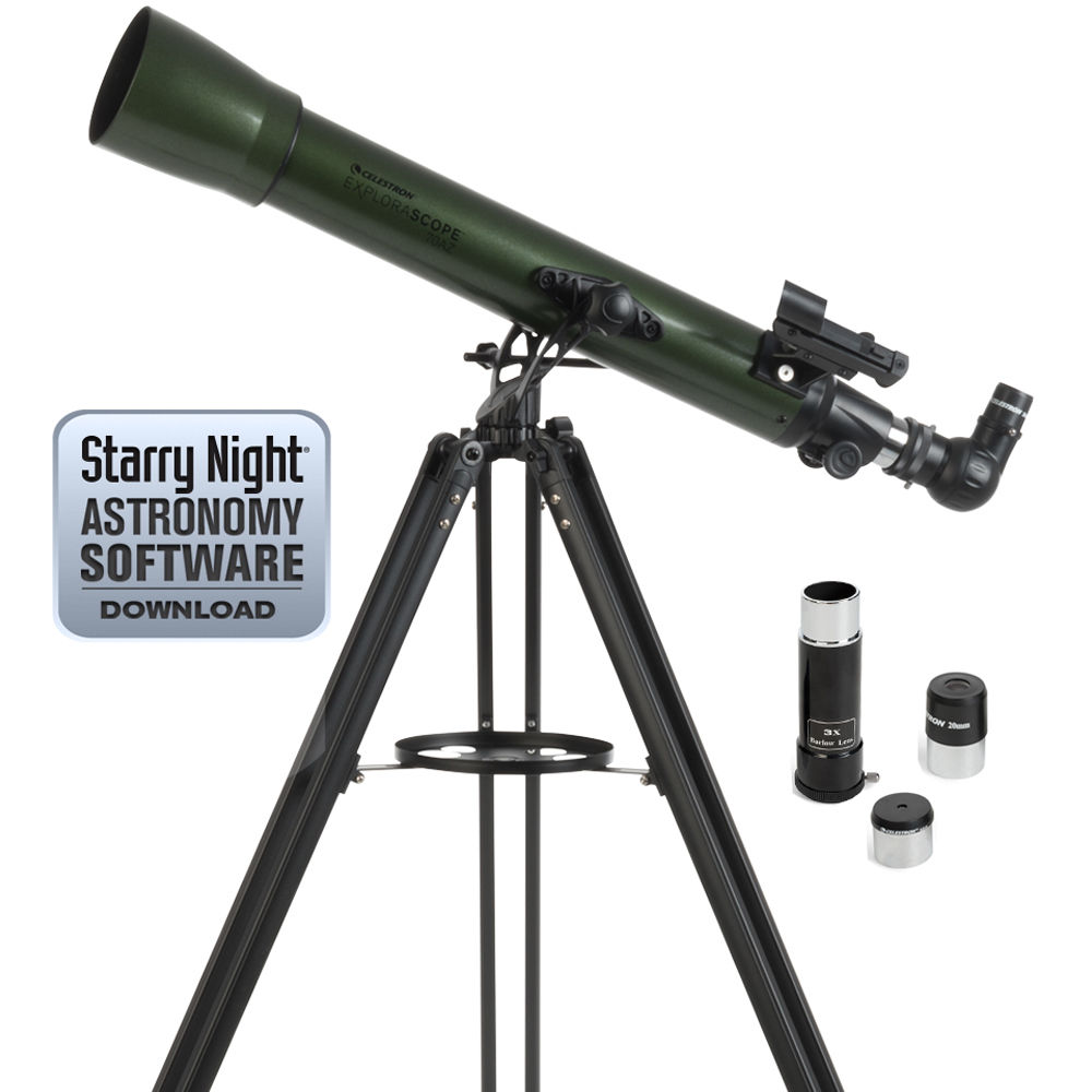celestron explorascope 70az